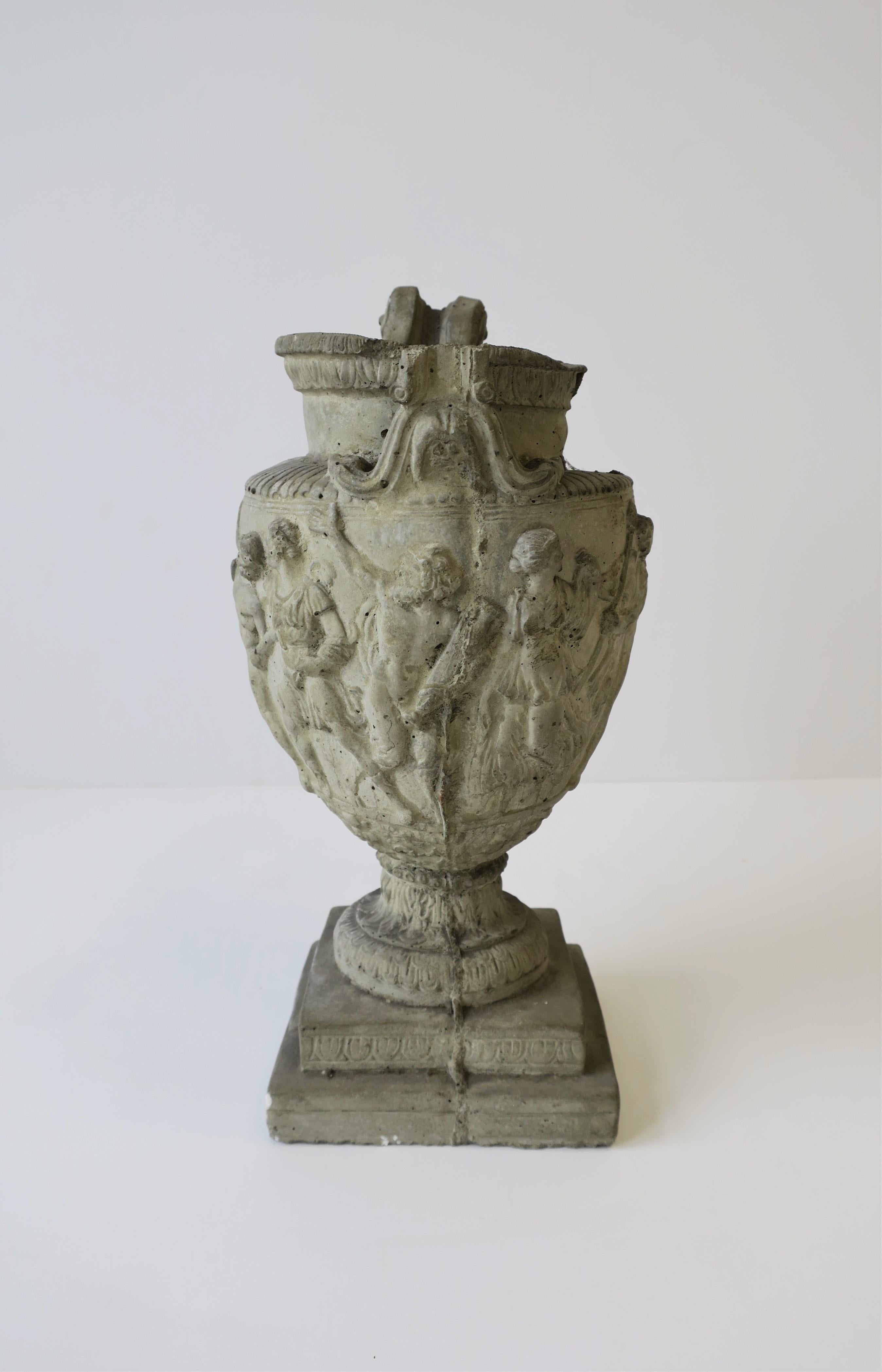 Neoclassical Urn Sculpture or Planter Jardinière 6