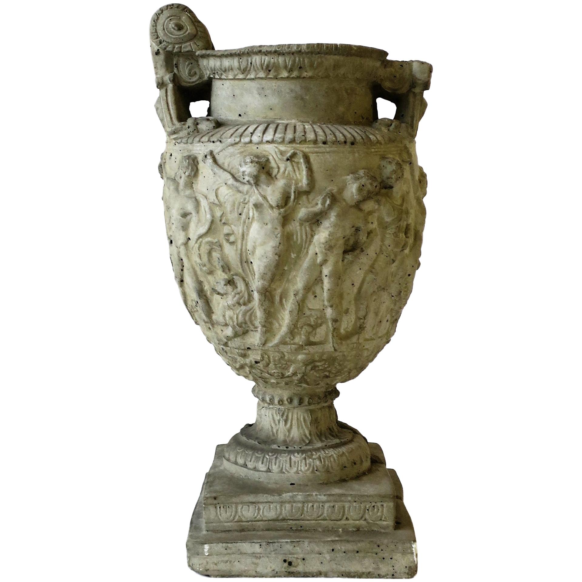 Neoclassical Urn Sculpture or Planter Jardinière