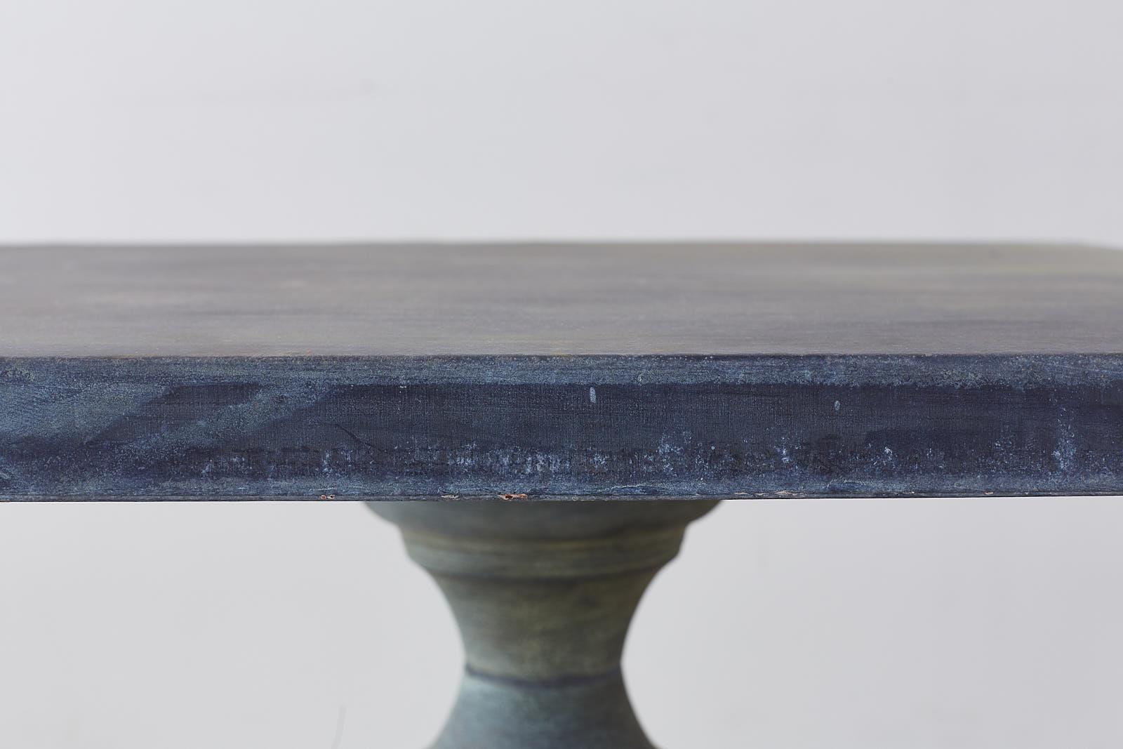 Neoclassical Urn Zinc Pedestal Dining or Centre Table 8