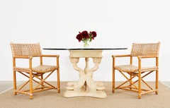 Tavolo da centro neoclassico veneziano in stile grotta delfino