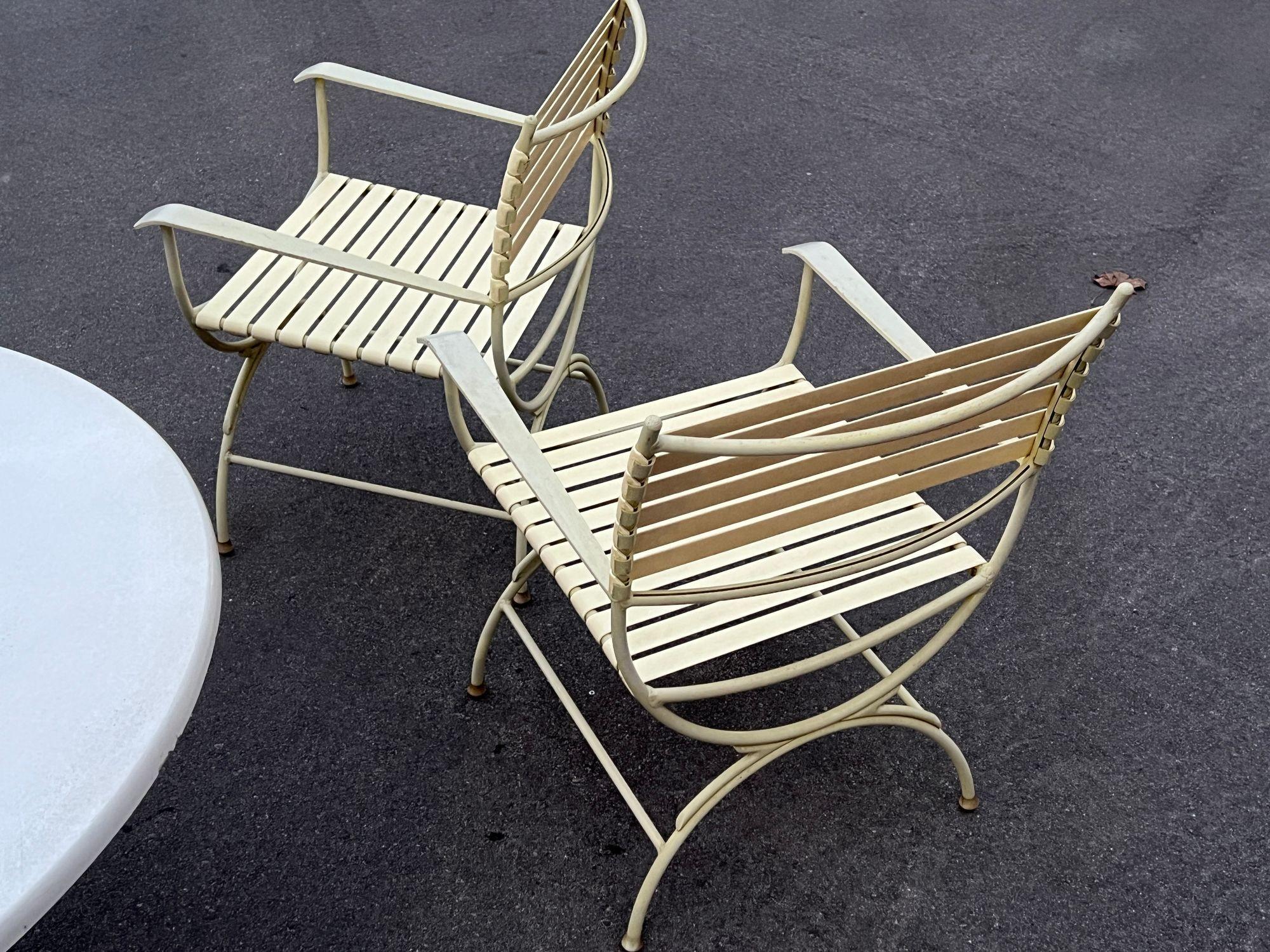 Sedie da pranzo vintage neoclassiche per patio/esterno, S/4 in vendita 1