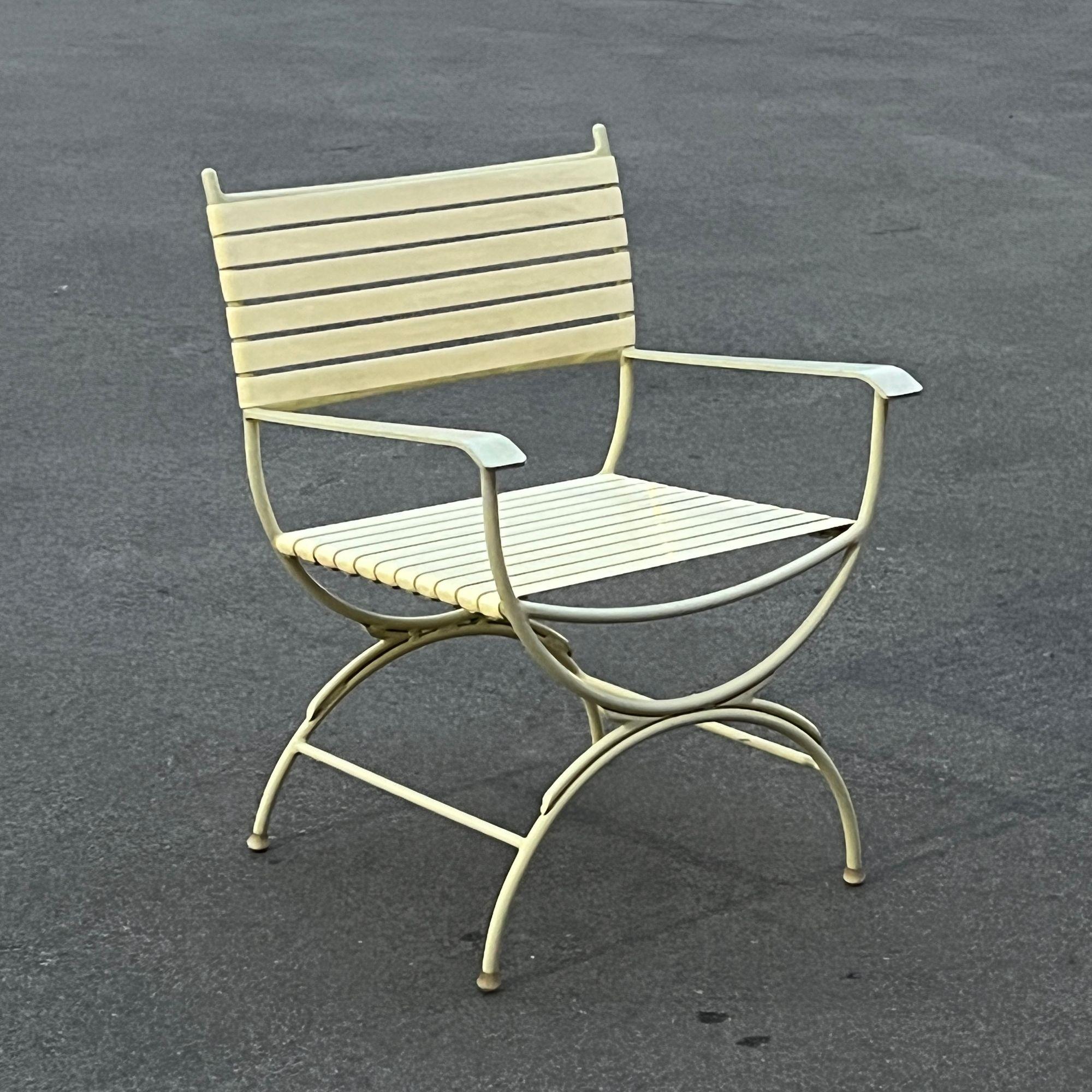 Sedie da pranzo vintage neoclassiche per patio/esterno, S/4 in vendita 2
