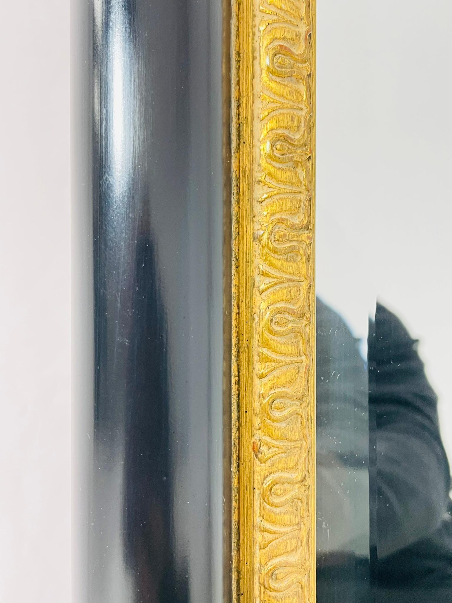 Neoclassical Wall Mirror by Carol Canner for Carver's Guild, Signed For Sale 4