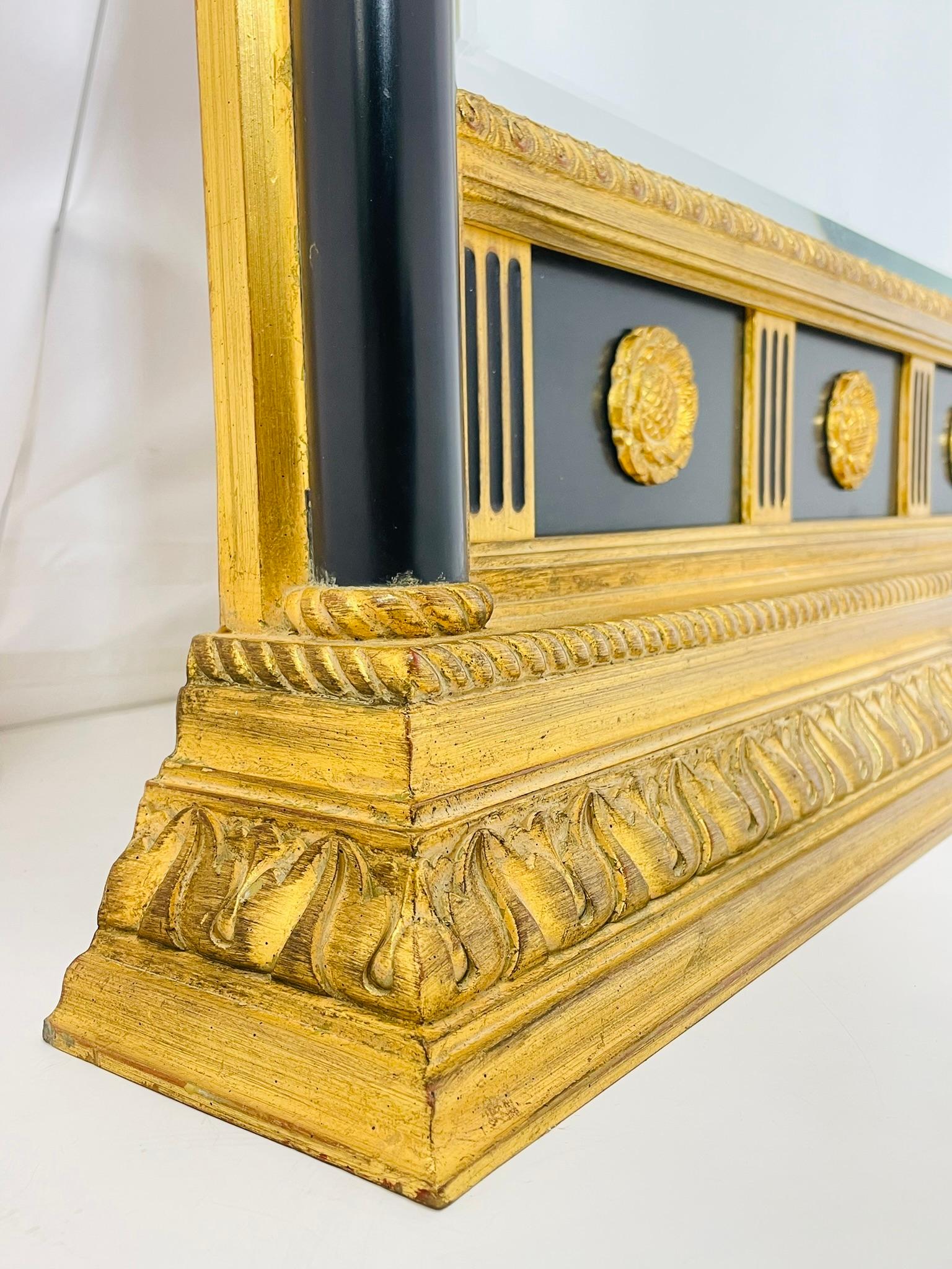 Neoclassical Wall Mirror by Carol Canner for Carver's Guild, Signed For Sale 5