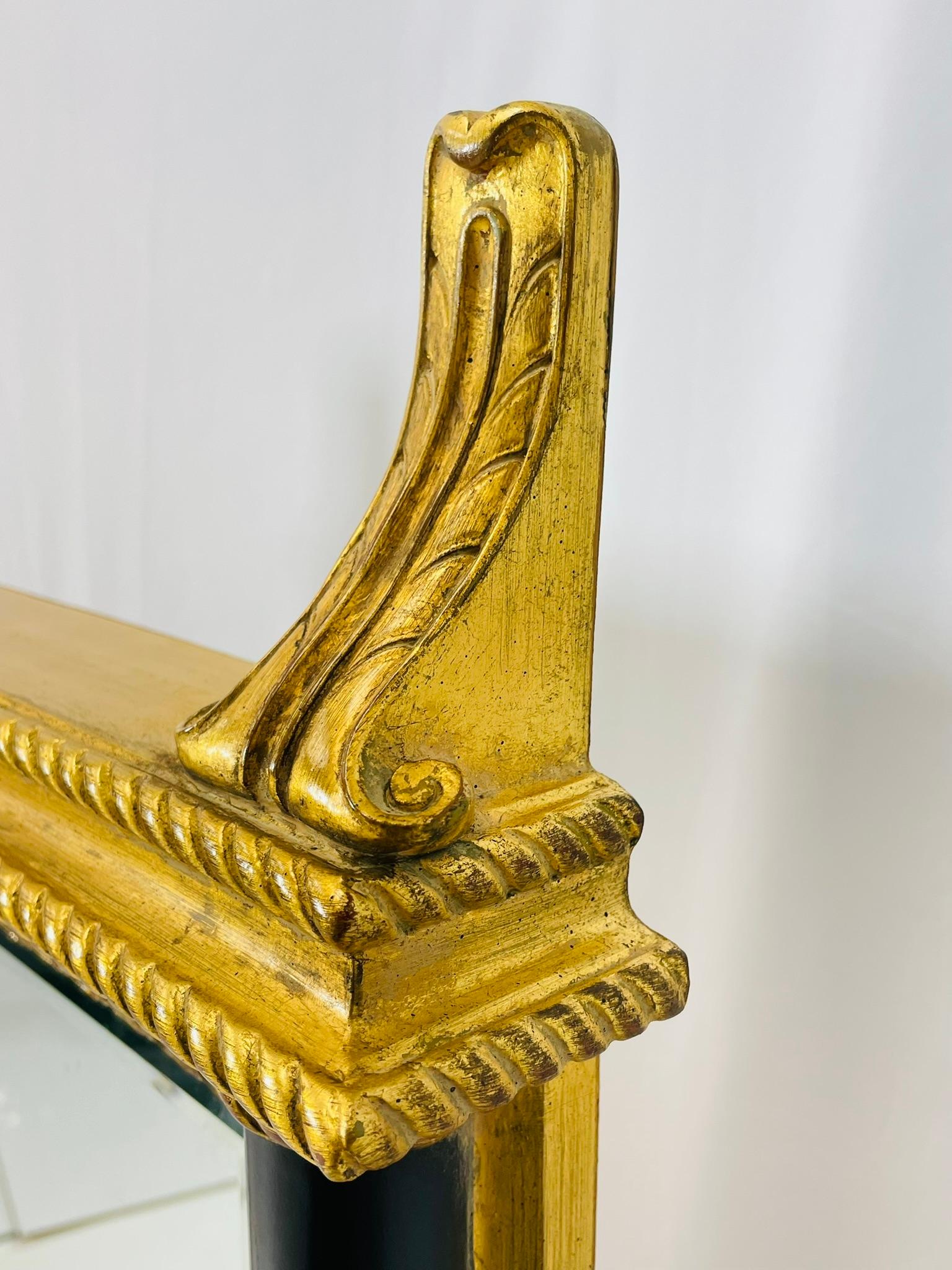 Neoclassical Wall Mirror by Carol Canner for Carver's Guild, Signed For Sale 9