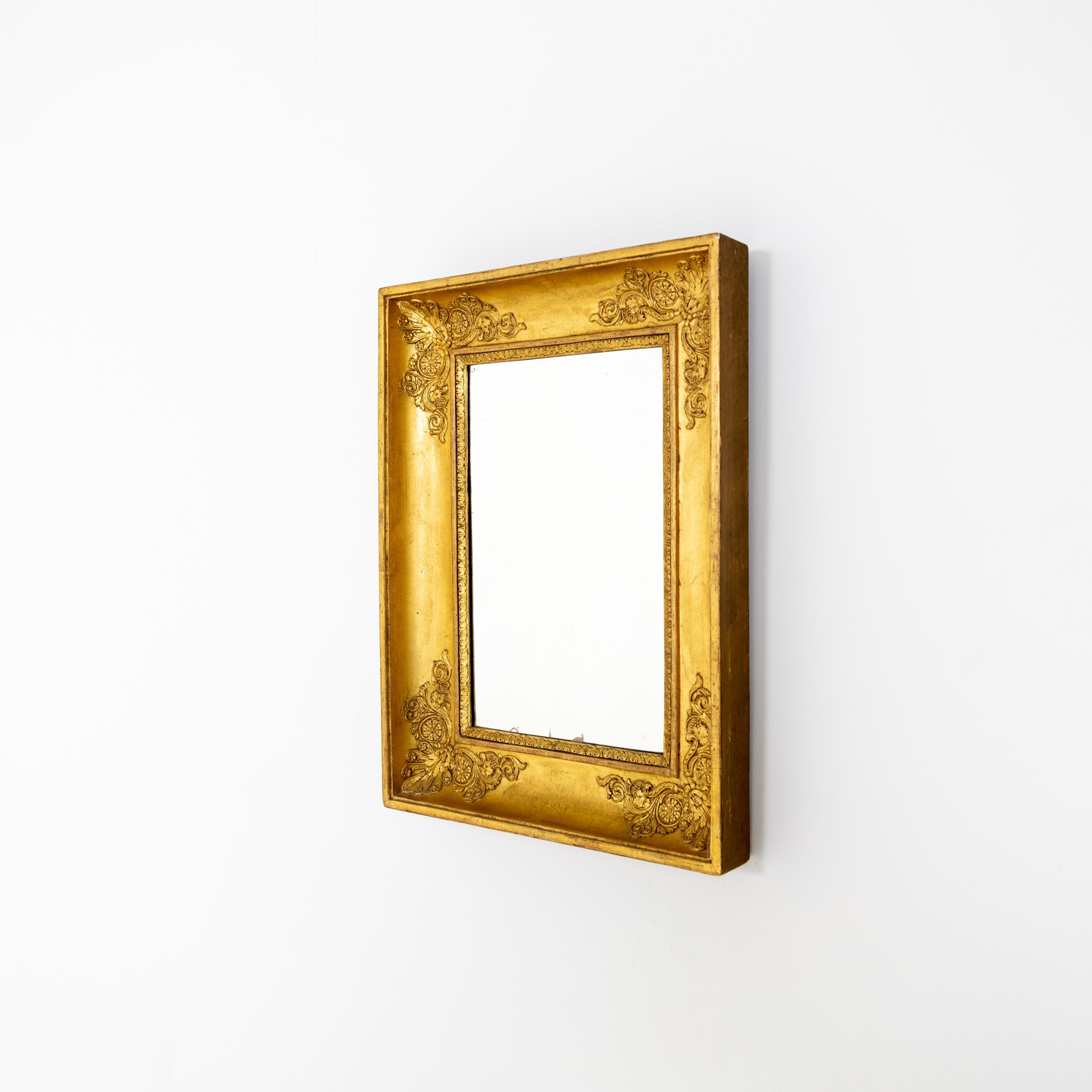 Neoclassical Gilt Wall Mirror, Early 19th Century In Good Condition In Greding, DE