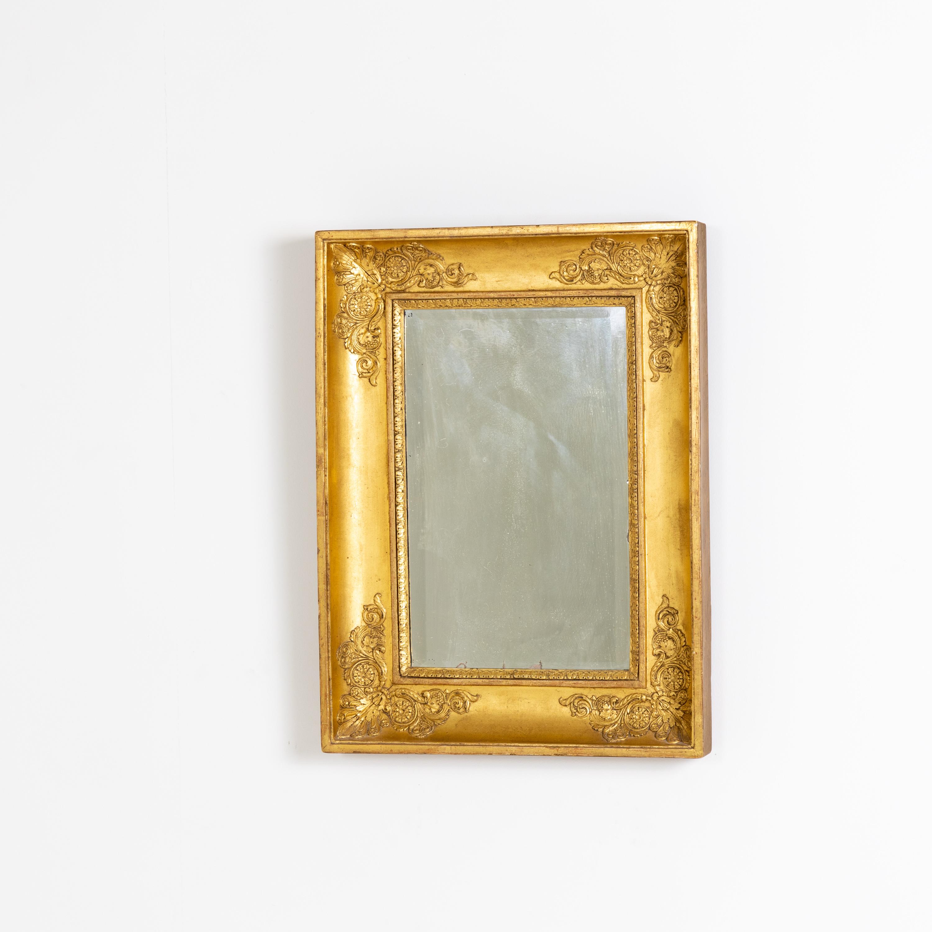 Giltwood Neoclassical Gilt Wall Mirror, Early 19th Century