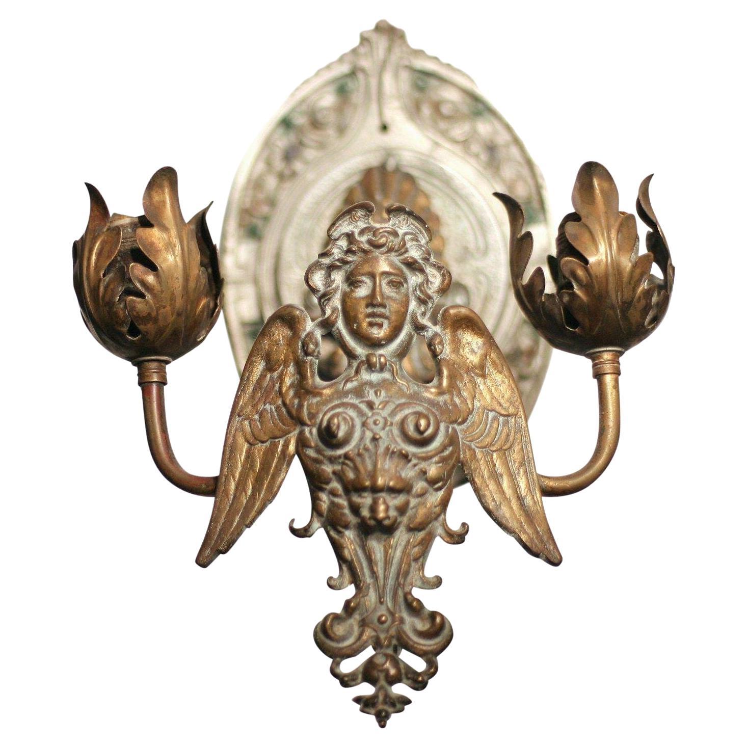 Neoclassical Wall Sconce For Sale