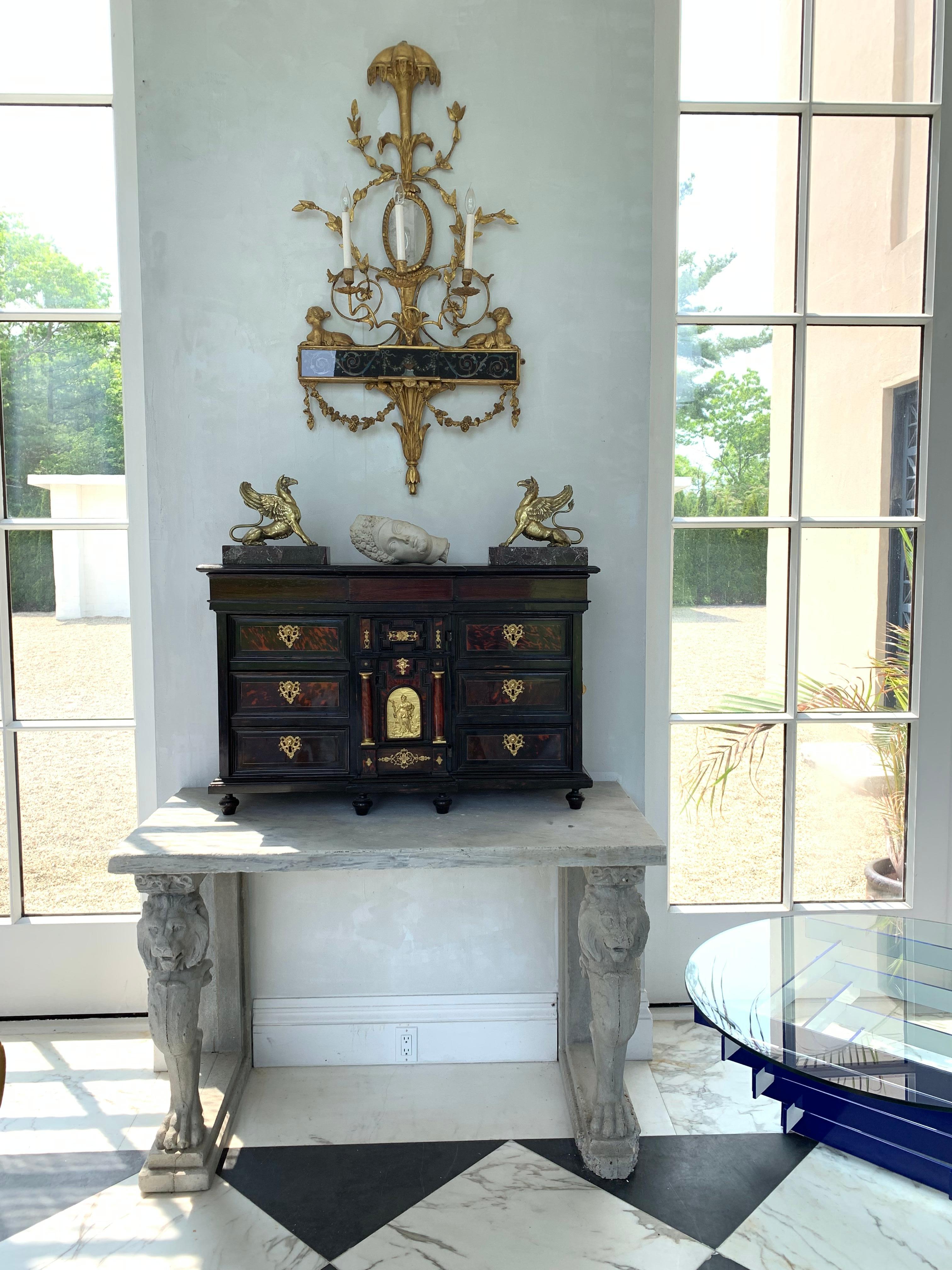 John Linnell Attributed Wall Sconces Neoclassical Style  For Sale 1