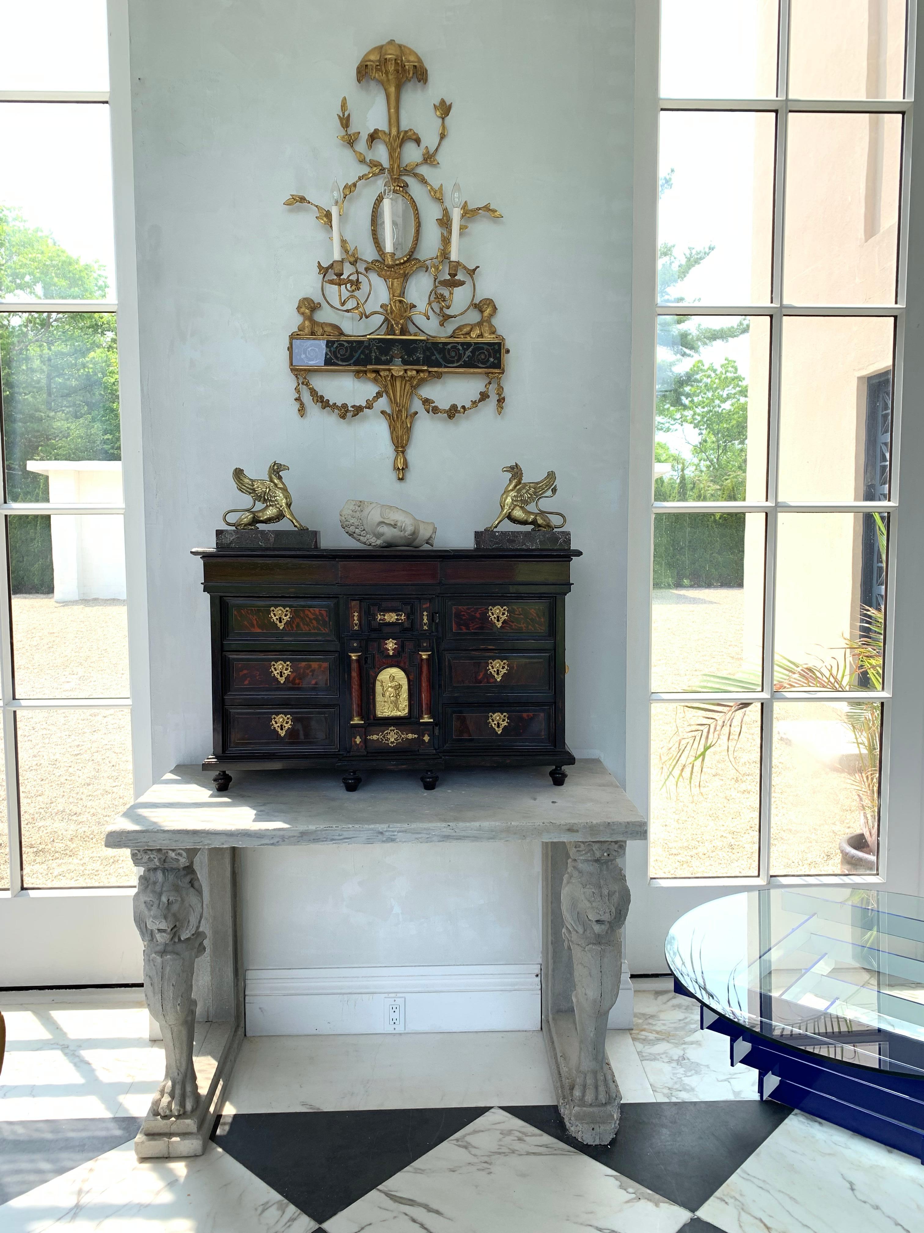 John Linnell Attributed Wall Sconces Neoclassical Style For Sale 1