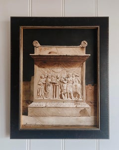 Neoclassical Watercolour of a Sacrificial Altar at Pompeii, by Leonmarie