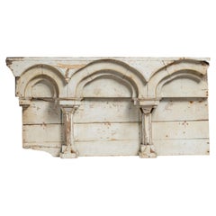 Neoclassical White-Patinated Architectural Fragment