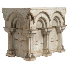 Neoclassical White-Patinated Architectural Fragment