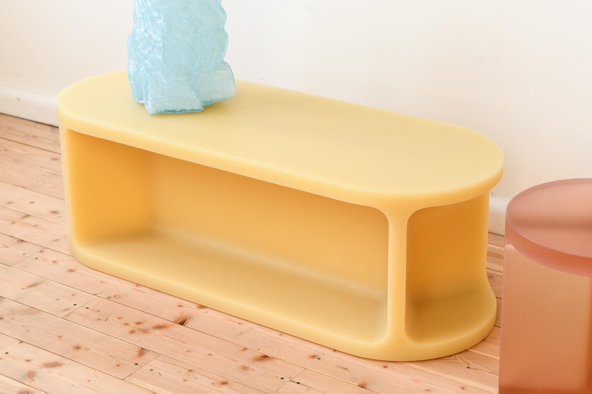 Neolith Bench in Cast Resin by Jeff Martin Joinery For Sale 3