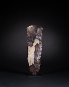 Neolithic Axe Head made by our early ancestors with a Purple Patina