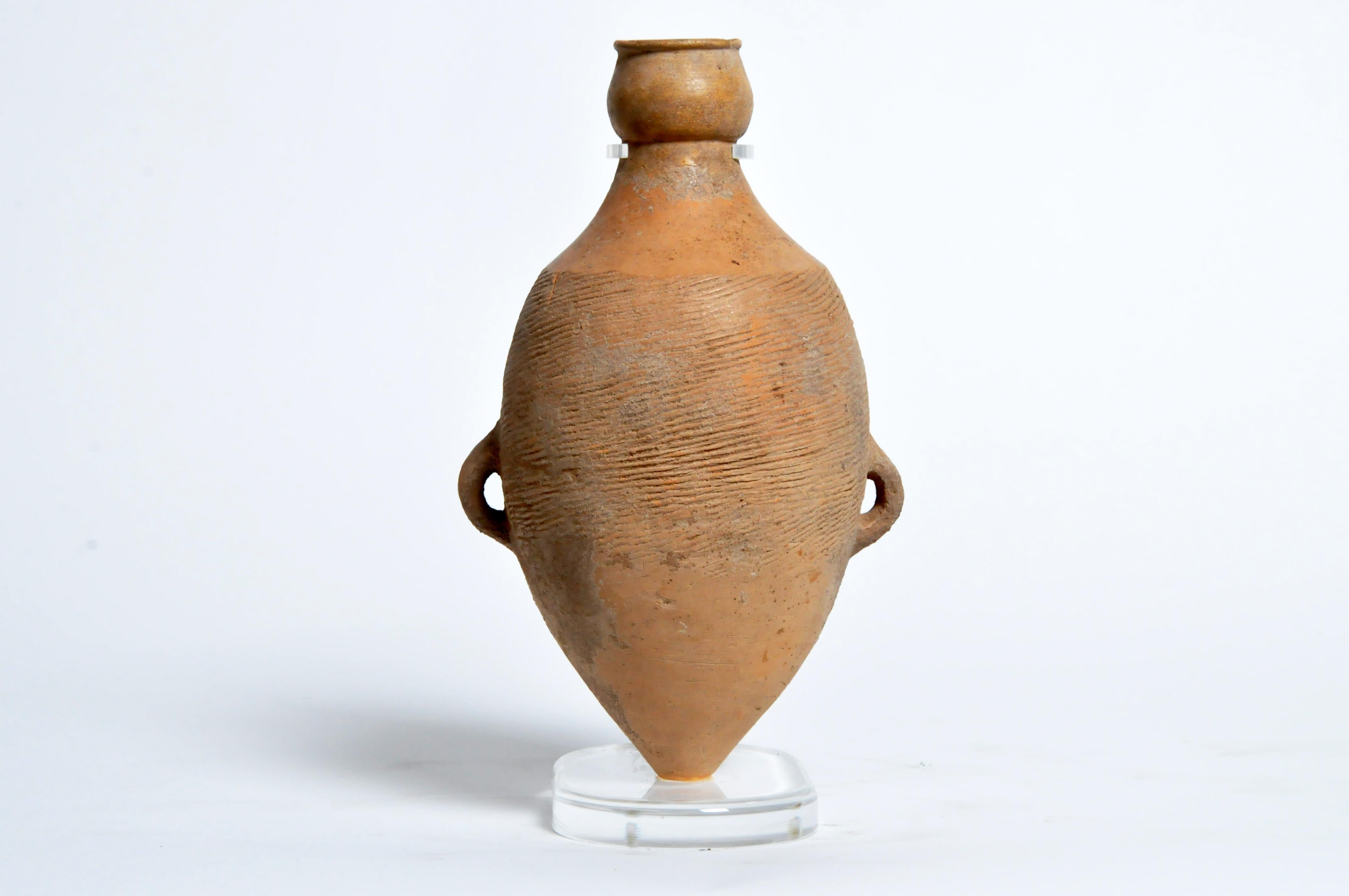 Neolithic Jar on Stand In Good Condition For Sale In Chicago, IL
