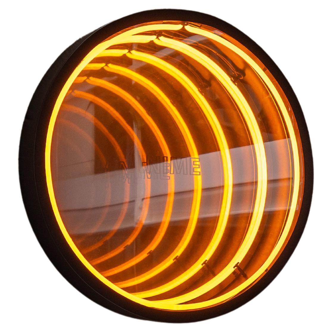 Neon Art, contemporary mirror art work, modern light fixture" Anime" by Spinzi