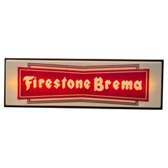 Neon Art, Vintage mechanic light sign panel box Bridgestone Brema