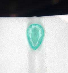 Neon Blue Green Natural Paraiba Tourmaline Pear Cut 2 Ct Loose Gemstone for Ring