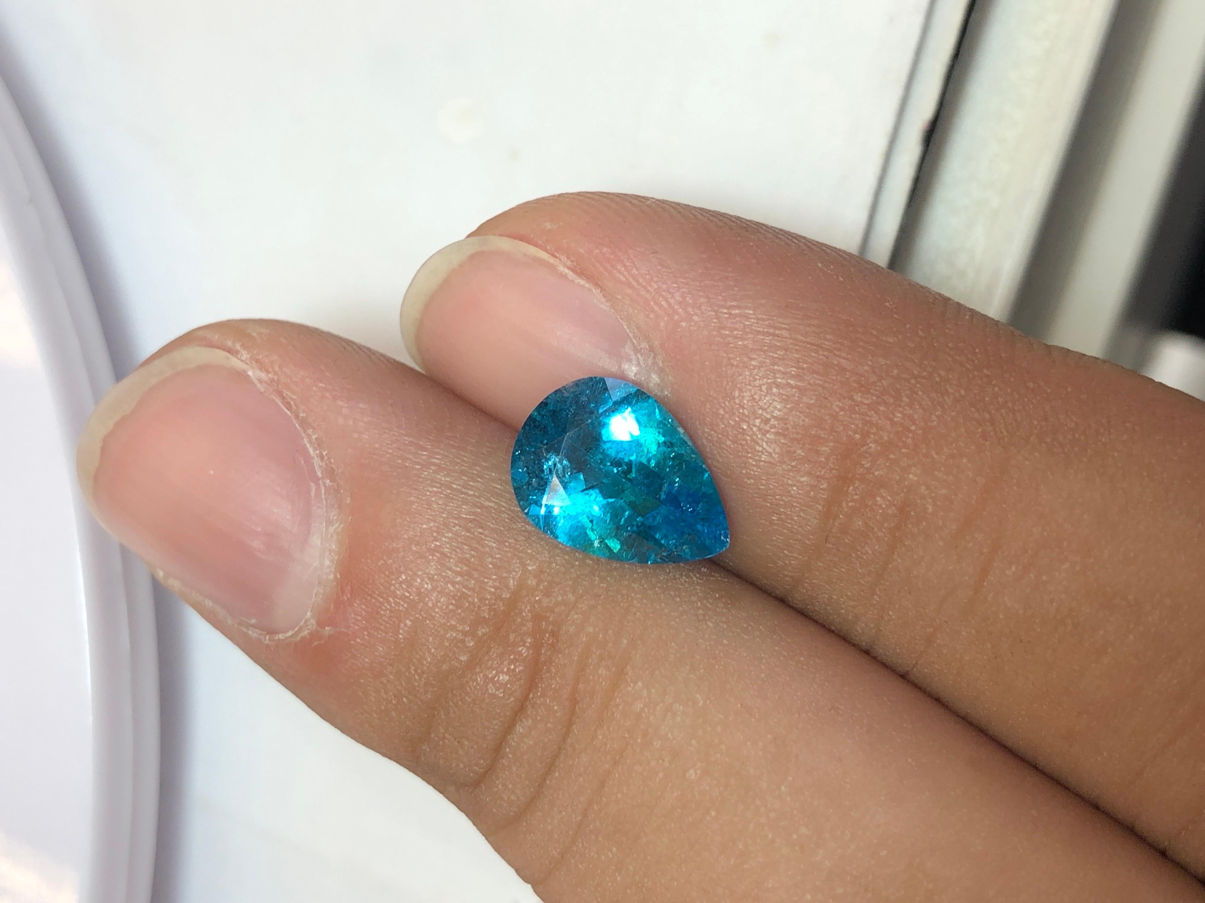 Neon Blue Paraiba 2.25 No Heat Brazil GRS 

Introducing the mesmerizing Brazilian Paraiba Neon Blue( WINDEX blue ) ! Discover the rarest of gemstones, radiating an enchanting azure glow. Limited stock available – seize the opportunity to own a true