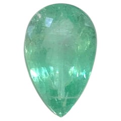 Neon Bluish Green Natural Paraiba Tourmaline Pear Cut 4.21 Carat Loose Gemstone