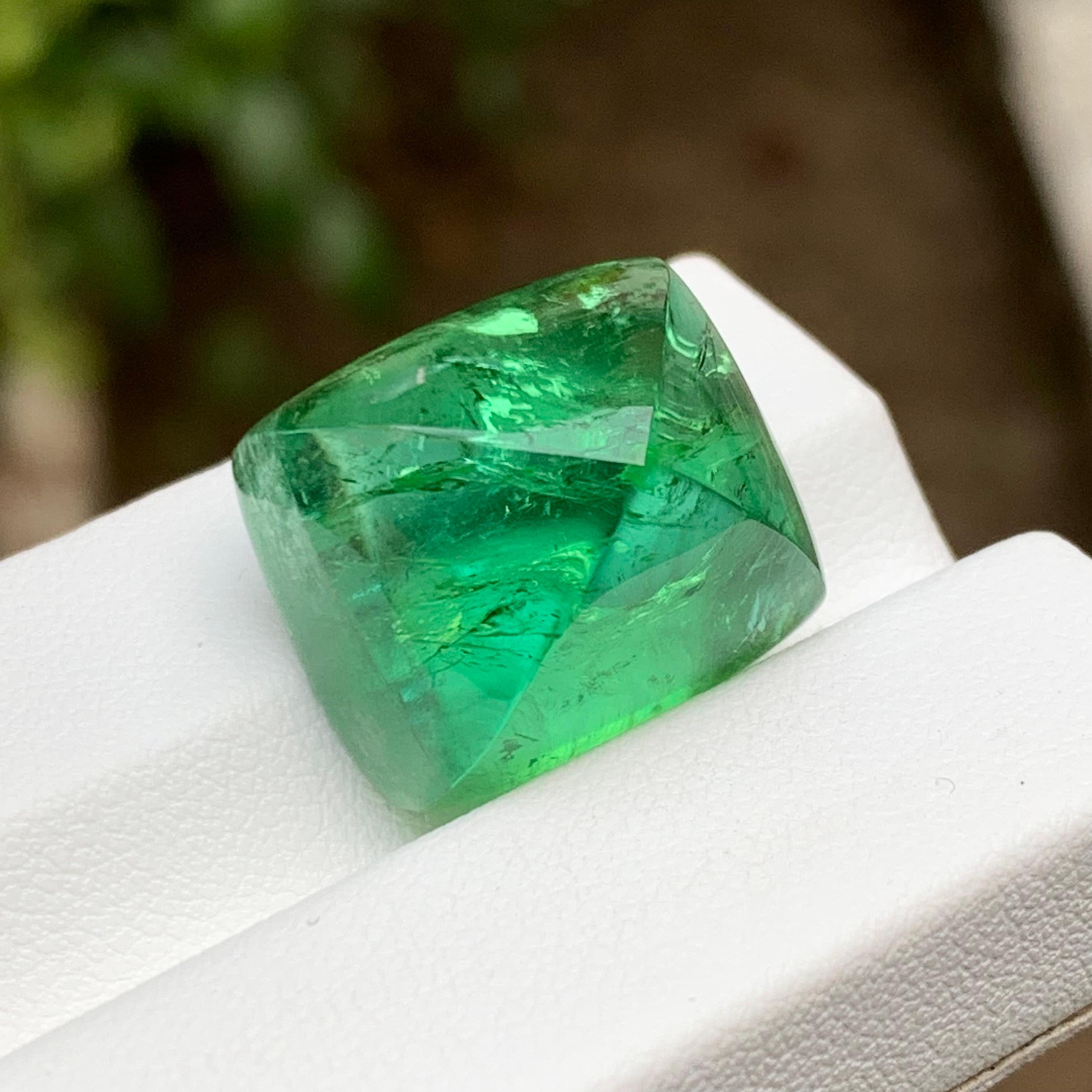 Greene & Greene Greene Cabochon de tourmaline naturelle en pain de sucre 35.60 Ct en vente 5