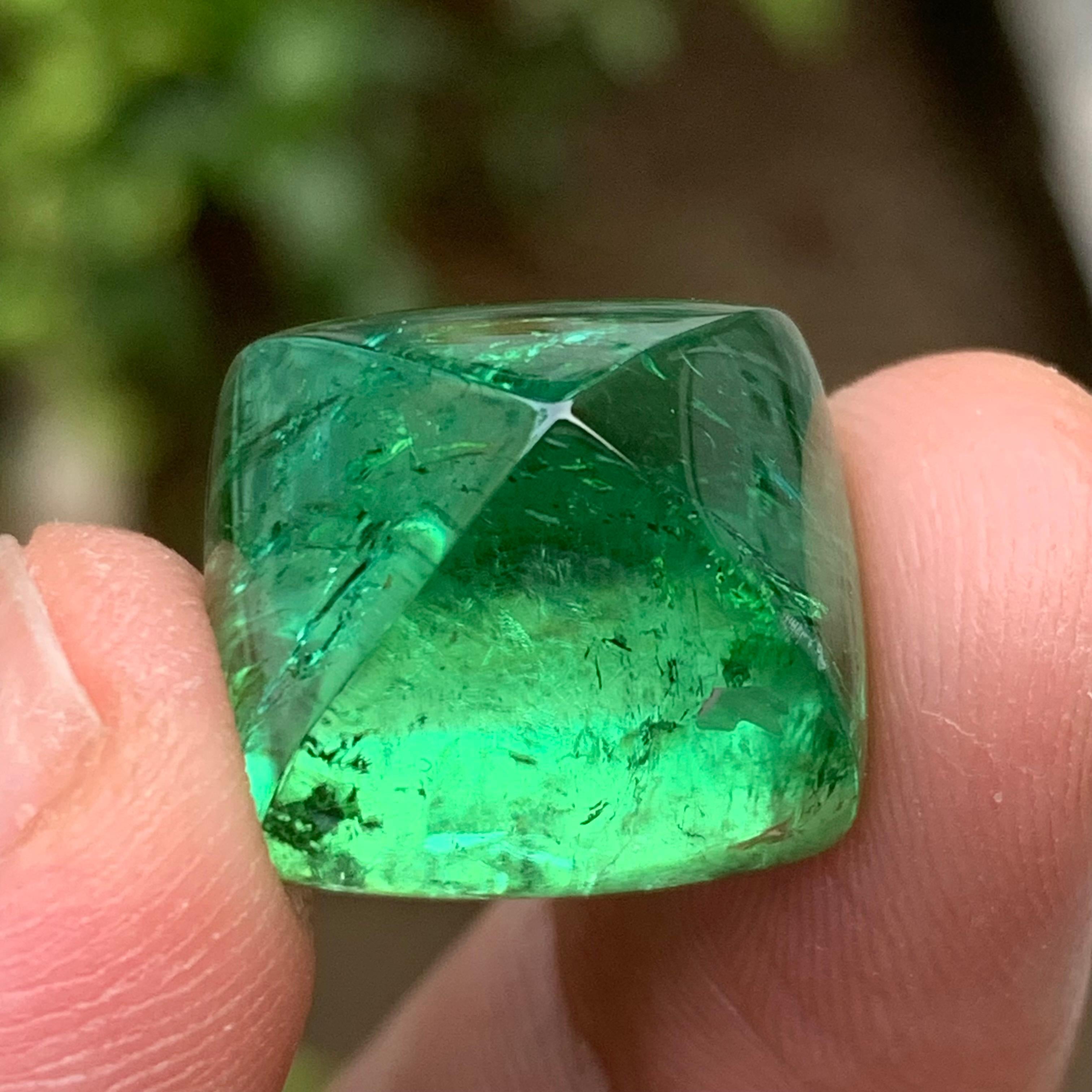 Greene & Greene Greene Cabochon de tourmaline naturelle en pain de sucre 35.60 Ct en vente 6