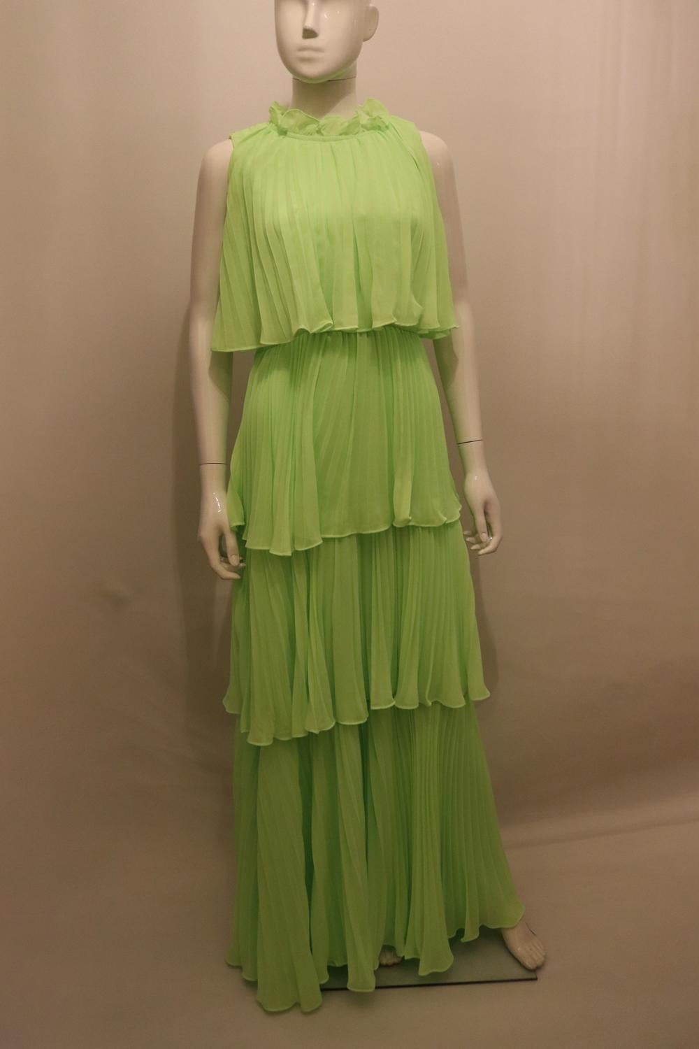 Women's Neon Gown by True Decadence For Sale