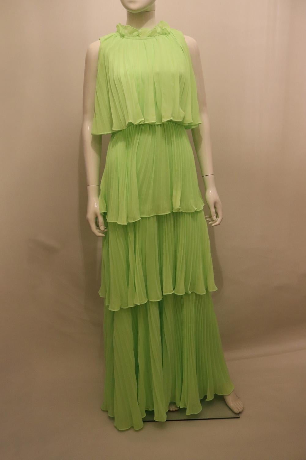 Neon Gown by True Decadence For Sale 1