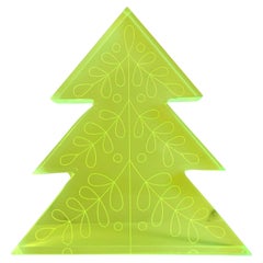 Árbol de Navidad acrílico verde neón de Paola Valle