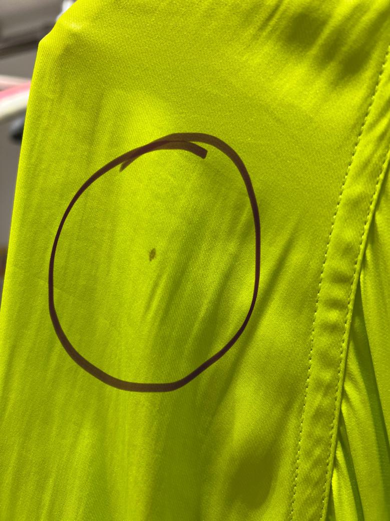 Robe en tissu et maille vert fluo BOTTEGA VENATA en vente 5