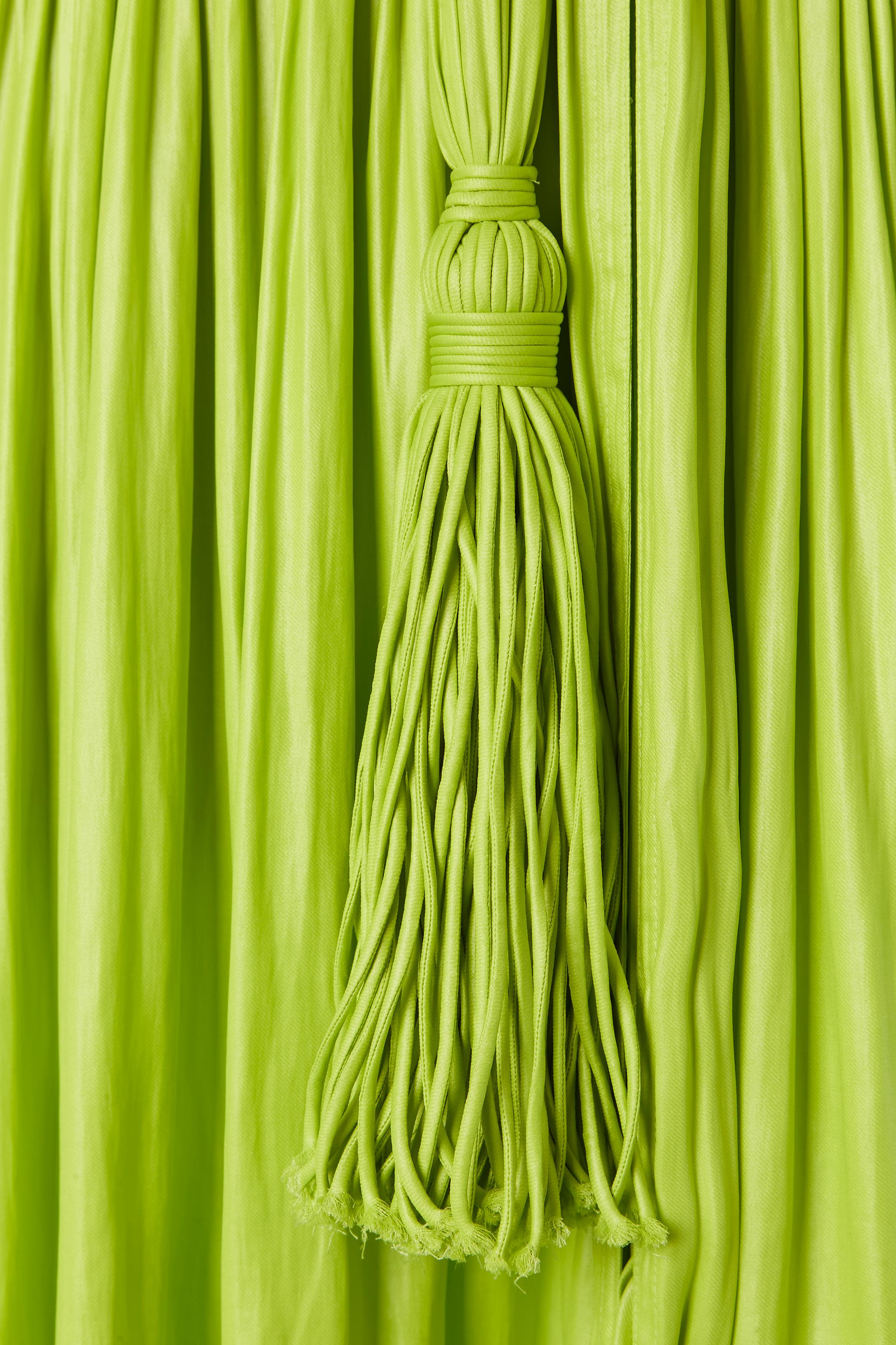 Vert Robe en tissu et maille vert fluo BOTTEGA VENATA en vente