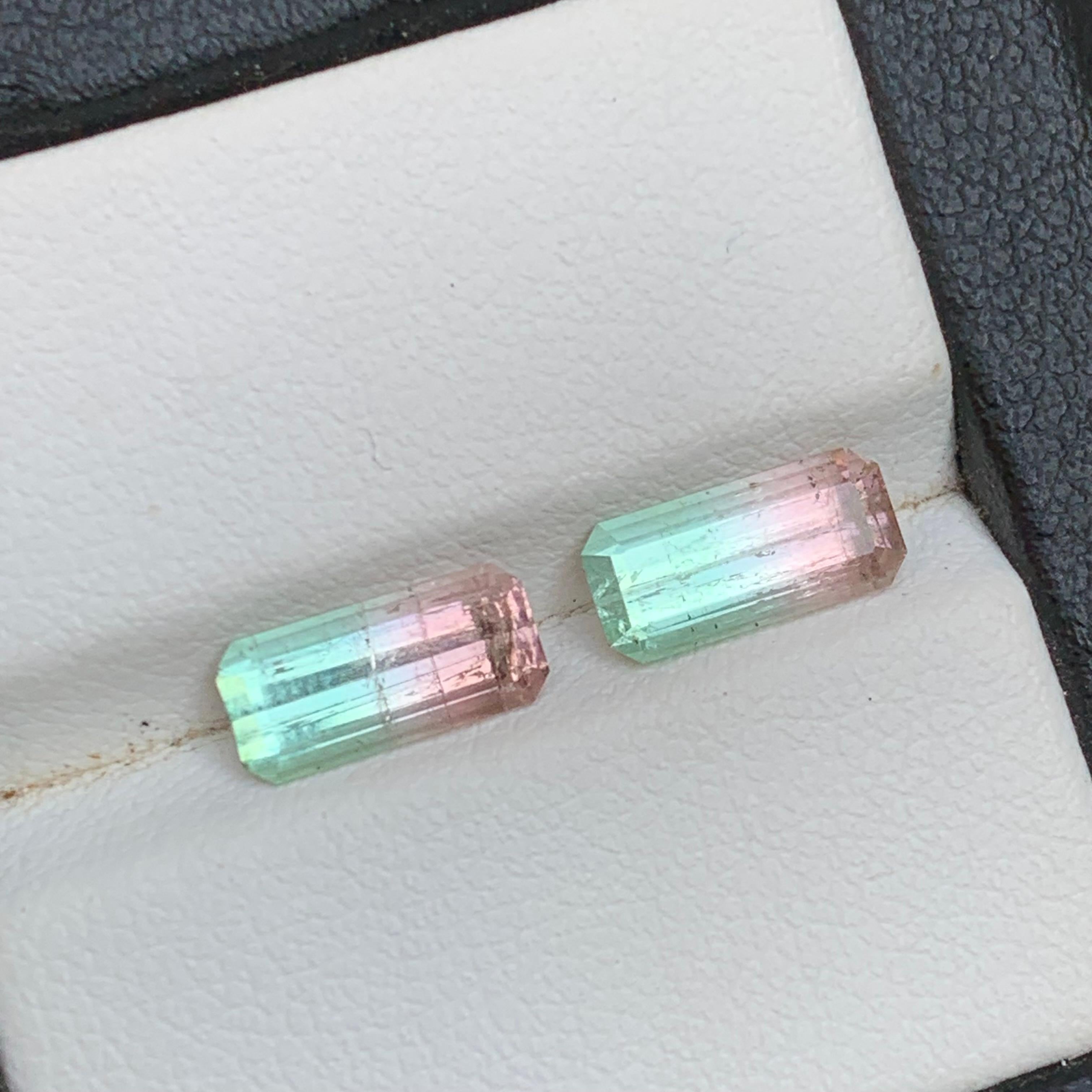 Paire de pierres précieuses en vrac Greene & Greene Greene & Greene Natural Tourmaline 3.02 Ct en vente 4