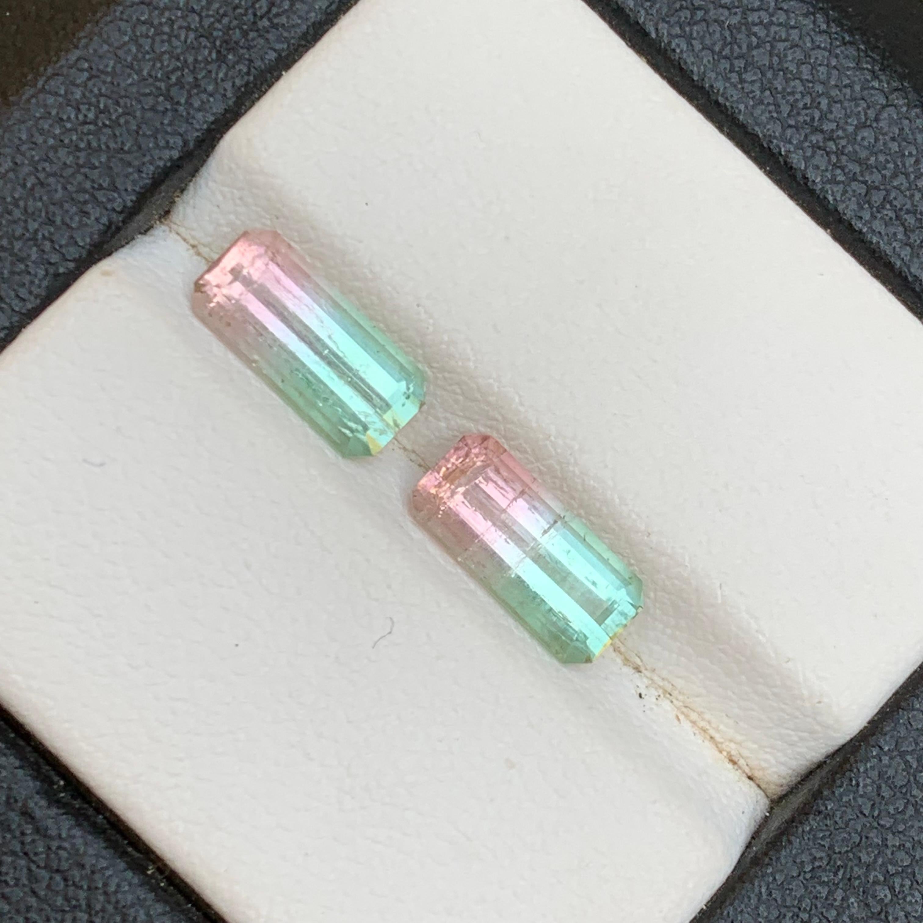 Paire de pierres précieuses en vrac Greene & Greene Greene & Greene Natural Tourmaline 3.02 Ct en vente 5