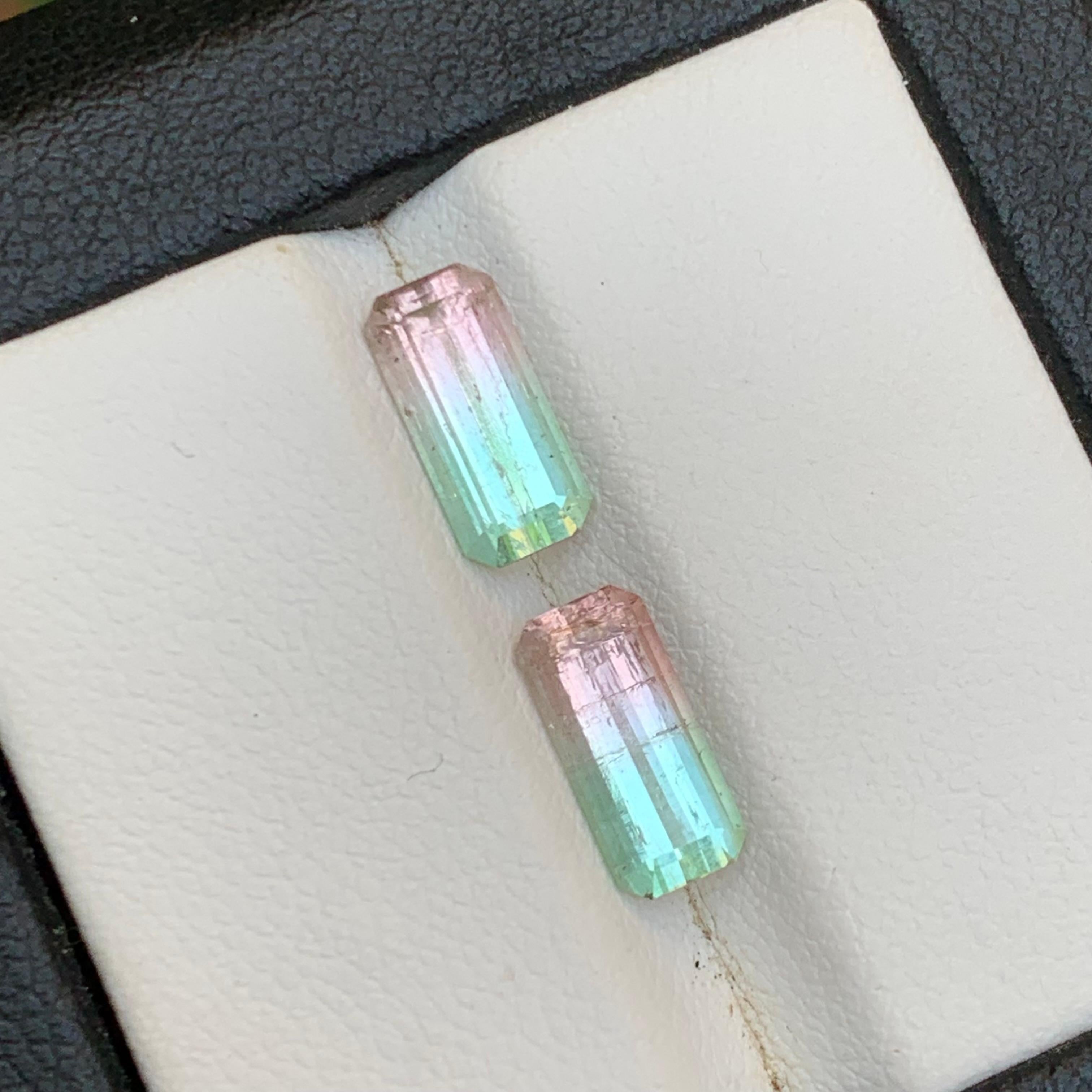 Paire de pierres précieuses en vrac Greene & Greene Greene & Greene Natural Tourmaline 3.02 Ct en vente 6