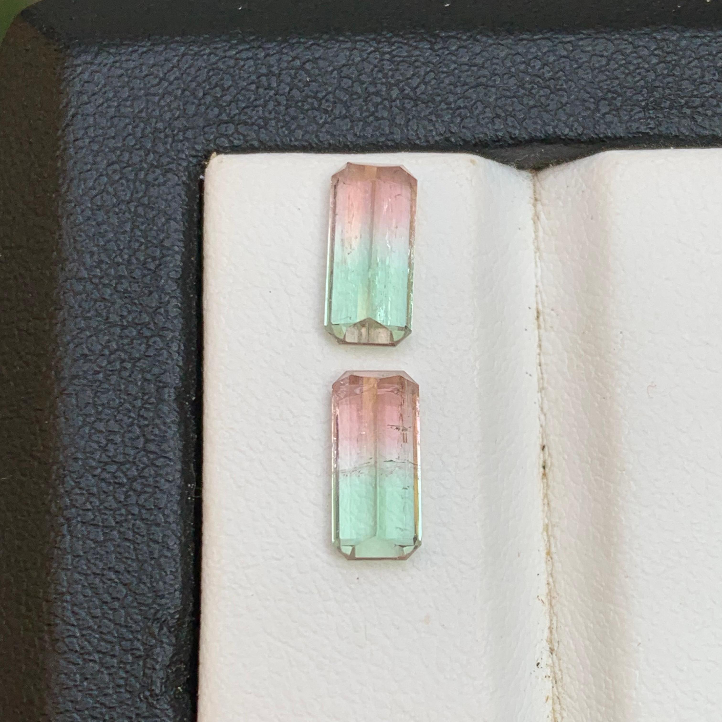 Paire de pierres précieuses en vrac Greene & Greene Greene & Greene Natural Tourmaline 3.02 Ct en vente 3