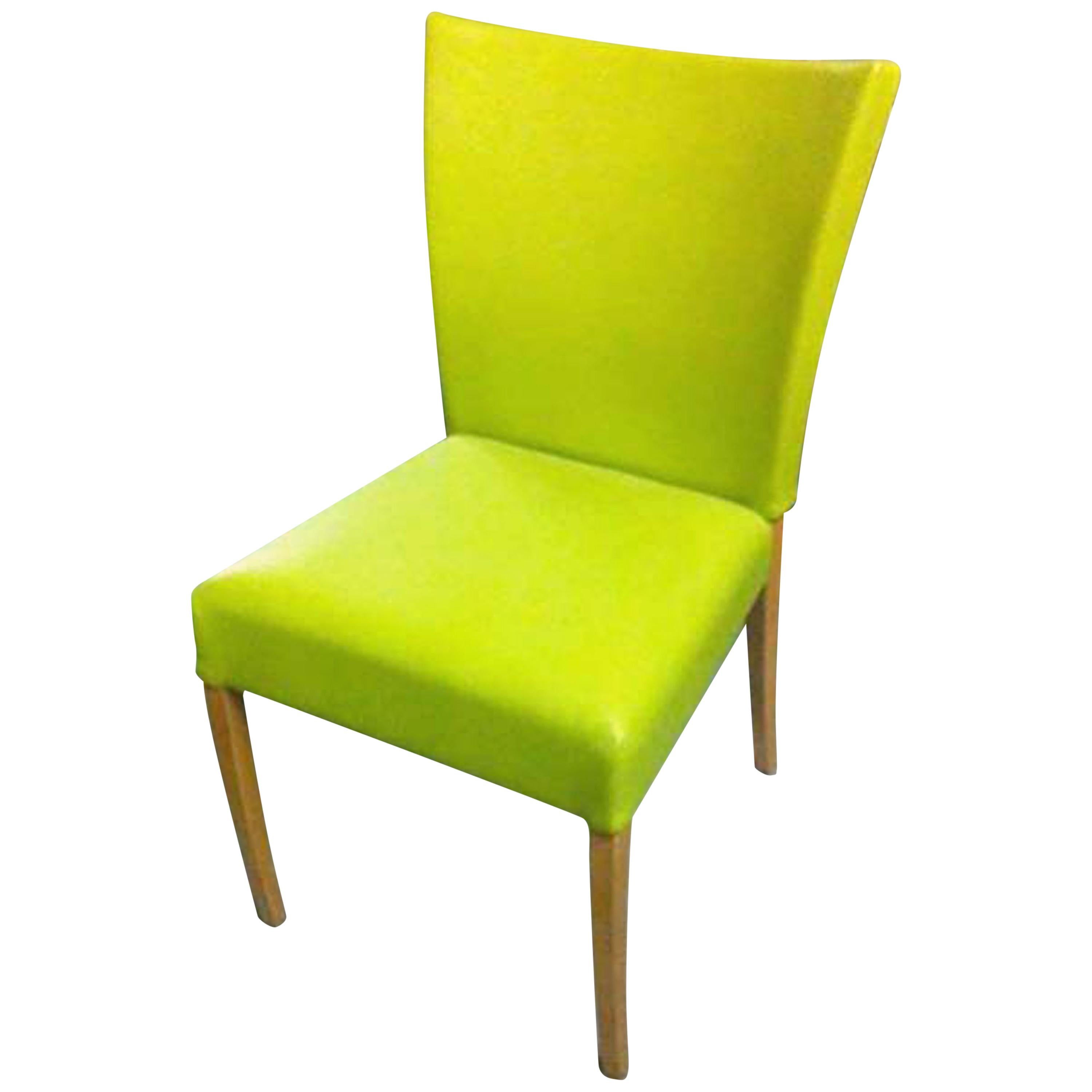 Montis Neon Green Set of Two Dione Side Chairs