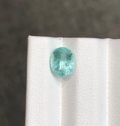 Neon Greenish Blue Natural Paraiba Tourmaline Oval Cut 1.80 Carat Loose Gemstone
