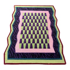Neon Grid Rug by RAG HOME