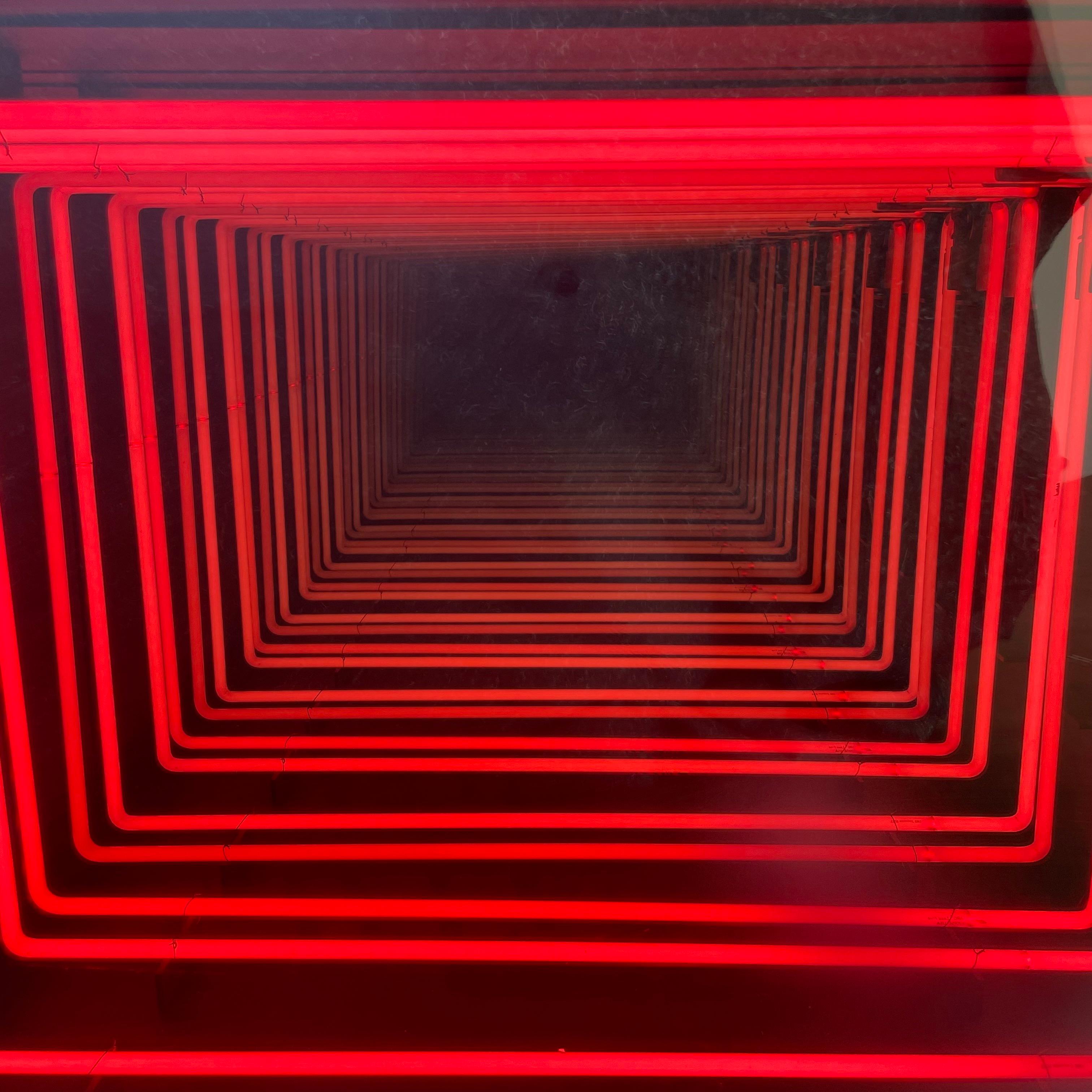 Neon Infinity Mirror by Merit Los Angeles For Sale 4