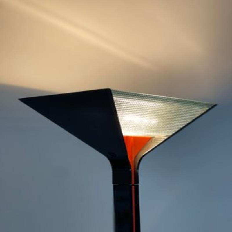 Métal Lampadaire néon Papillona par Afra & Tobia Scarpa pour Flos, 1970 en vente