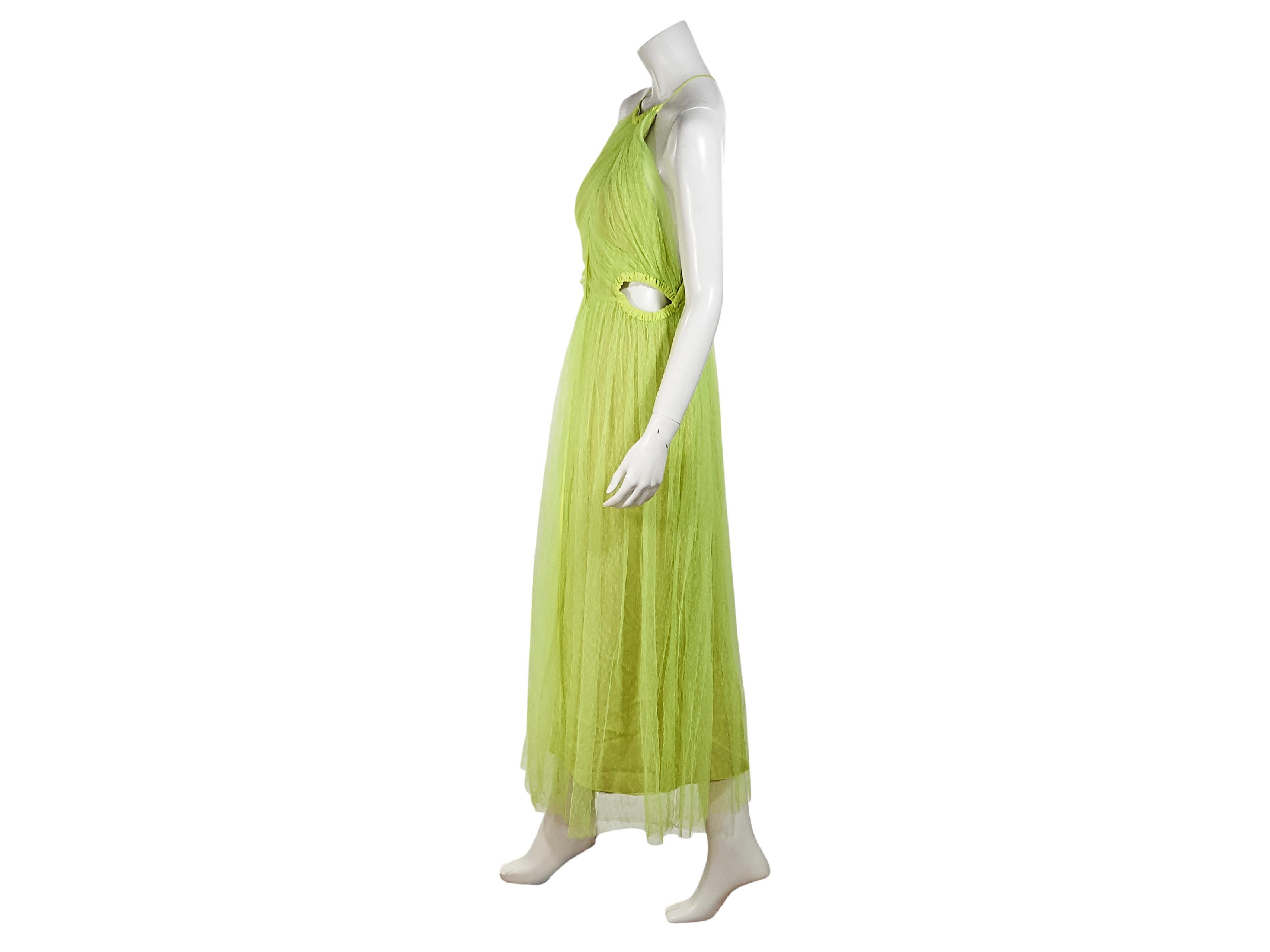 Neon Yellow Jason Wu Pleated Silk Gown For Sale at 1stDibs | jason wu ...