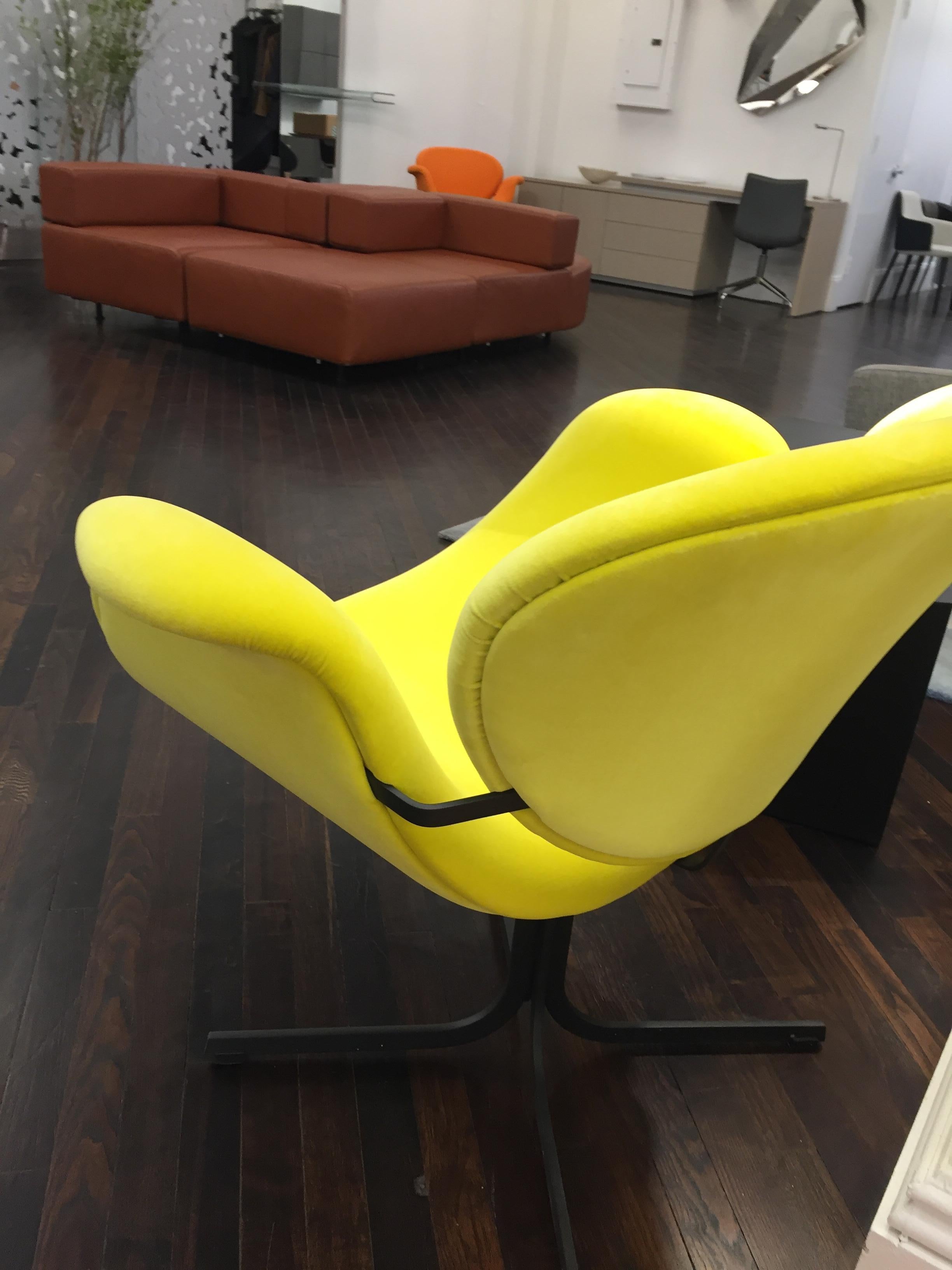 neon yellow chair