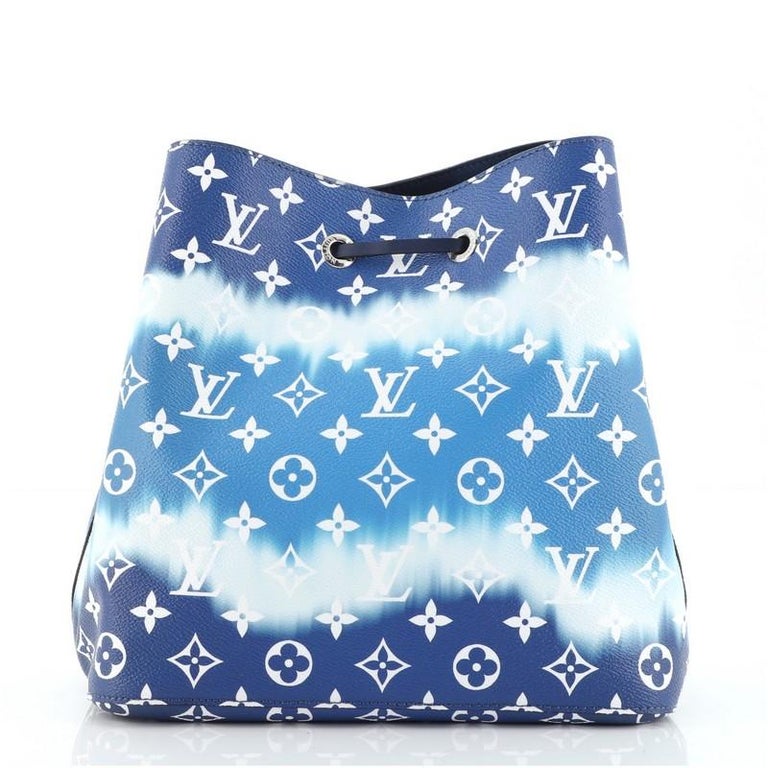 Louis Vuitton NeoNoe Handbag Limited Edition Escale Monogram Giant MM Blue  1734711