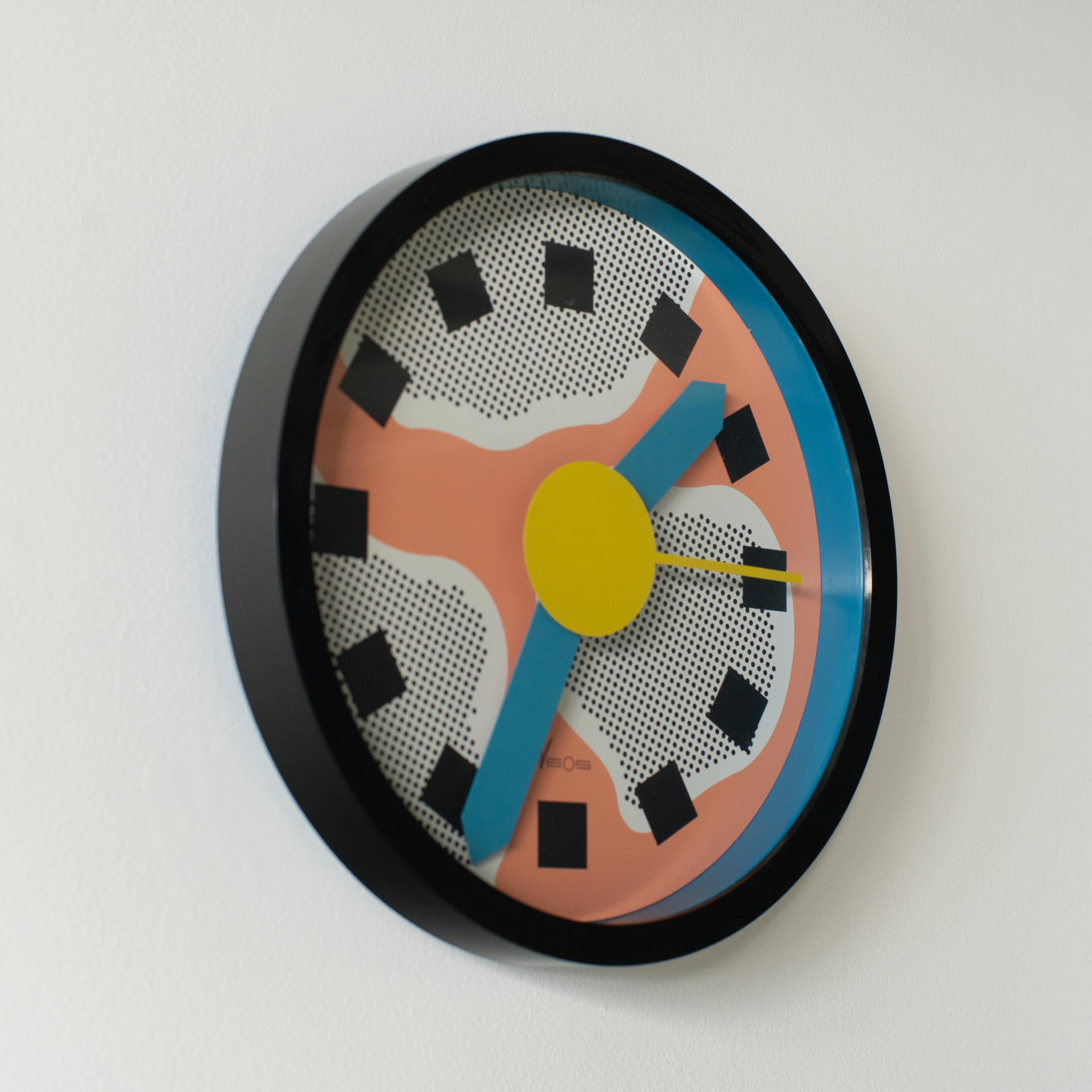 Postmoderne Horloge murale Neos George Sowden Nathalie du Pasquier postmoderne en vente
