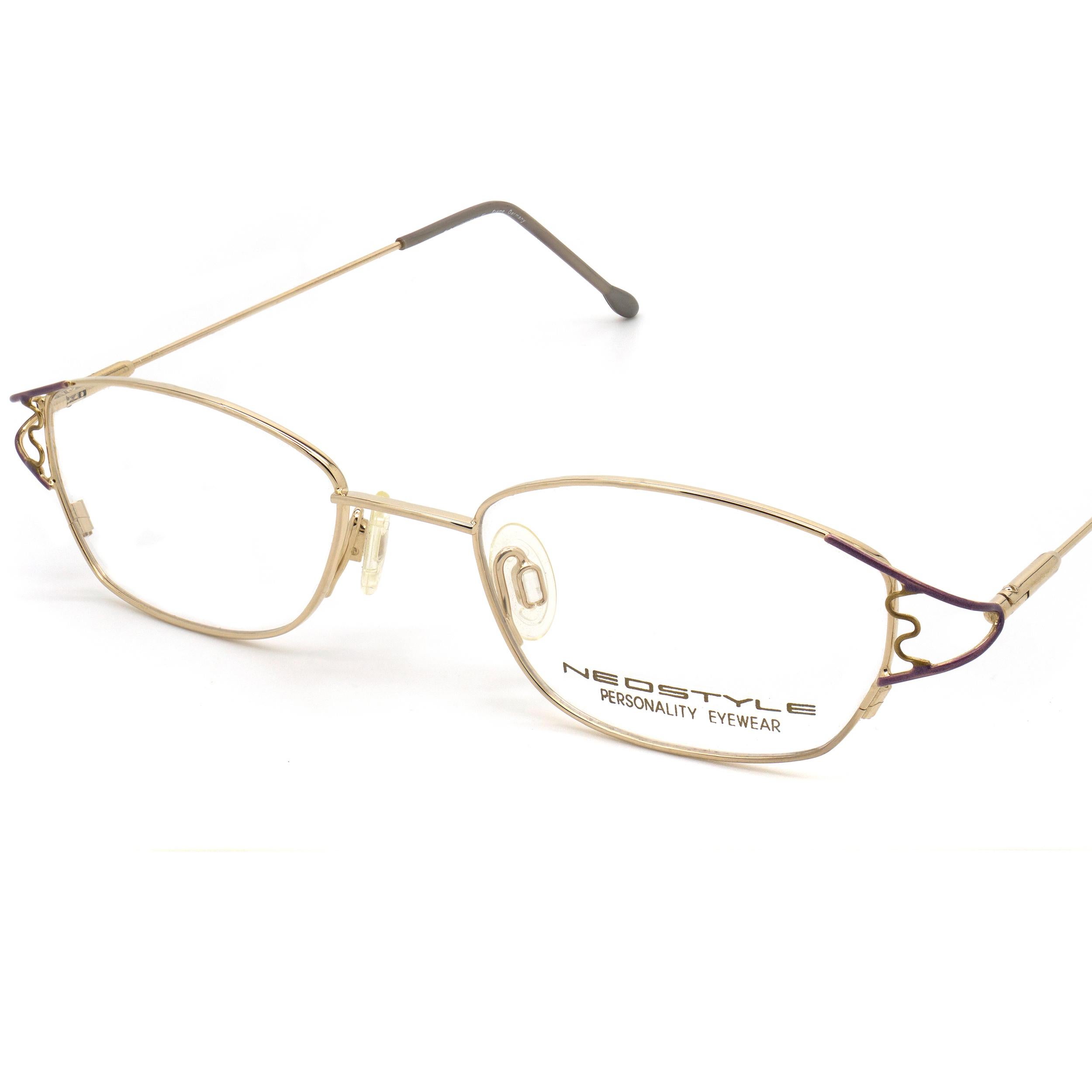 Beige Cadre de lunettes vintage Art Déco de style néo-moderne, fabriqué en Allemagne en vente