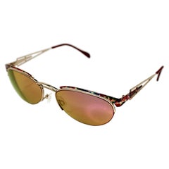 Ovale polarisierte Sonnenbrille von Neostyle im Retro-Stil mit Metallrahmen, ca. 1990er Jahre