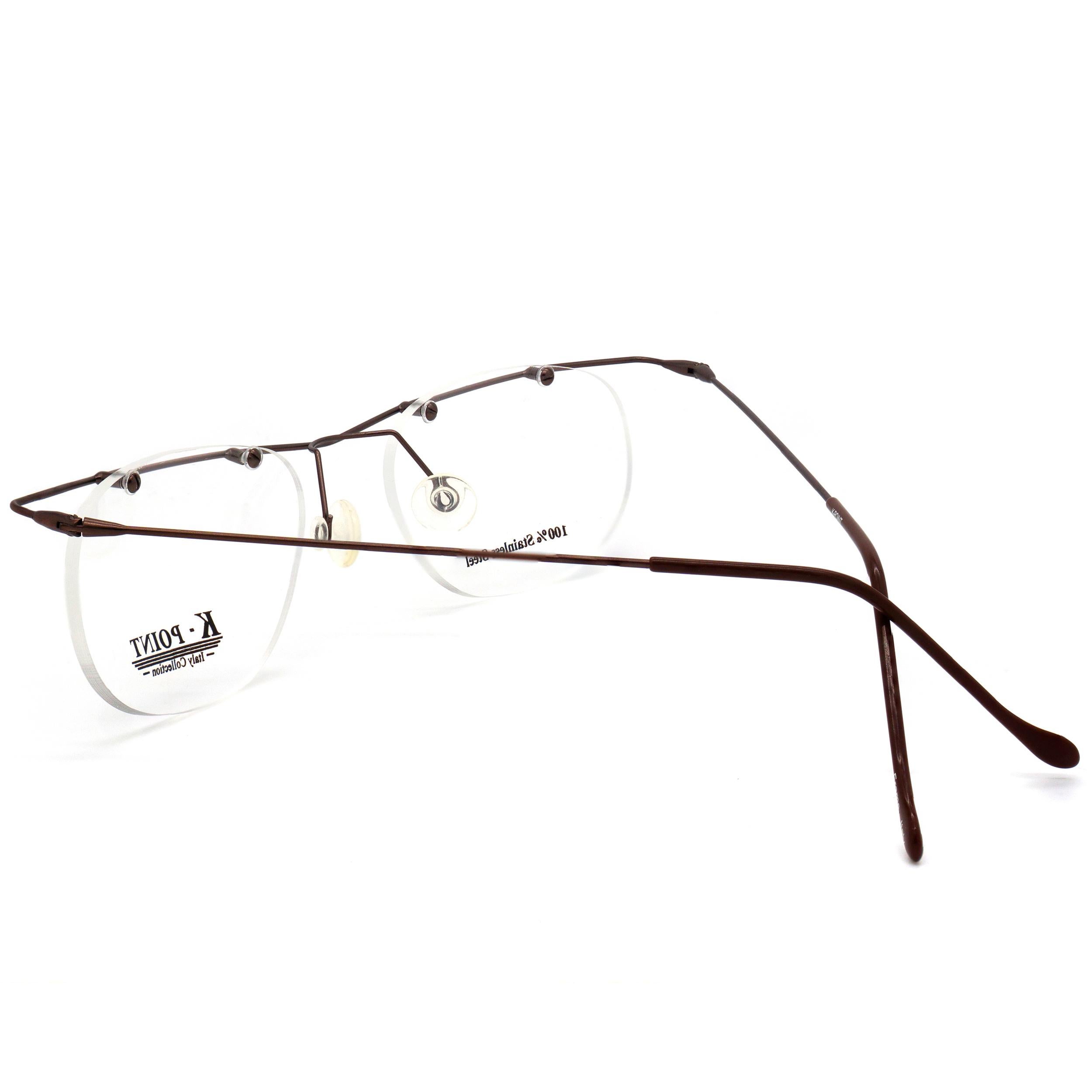 antique rimless eyeglasses