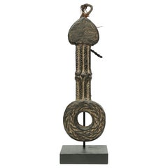 Nepal Himalayan Butter Churn Handle, Early 20th Century with Heart Shaped top