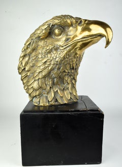 Nepalese Brass Eagle Bust, 20th Century
